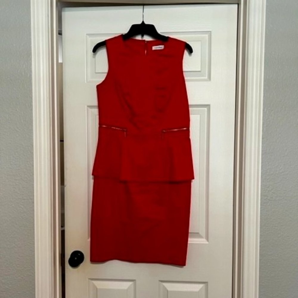 Red Calvin Klein Dress